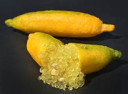 Yellow gold finger lime seeds